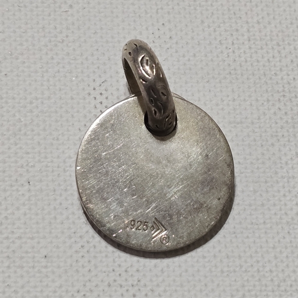 Silpada Sterling Silver‎ Stamped 925 Filigree Charm Pendant Necklace - Picture 4 of 4